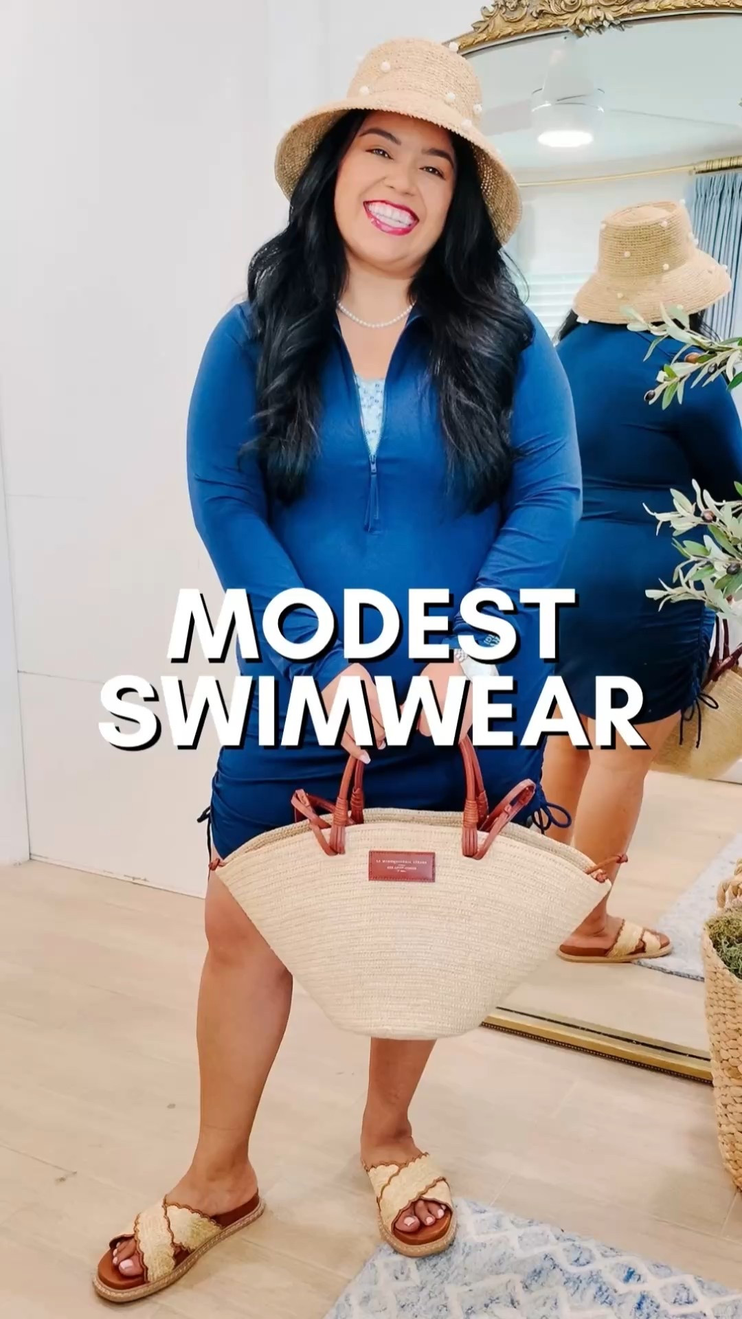 🩱This rashguard dress is from Carve Designs and I am wearing a size XL. 
🩱I also have on the Lands End swimsuit in a size 16W and it’s got great too and bottom coverage and I love the scallops around the border.

#LTKMidsize #LTKSeasonal #LTKPetite