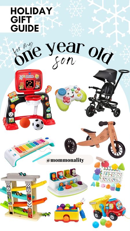 Some Christmas gift ideas for a one year old
Boy.

#LTKGiftGuide #LTKkids #LTKHoliday
