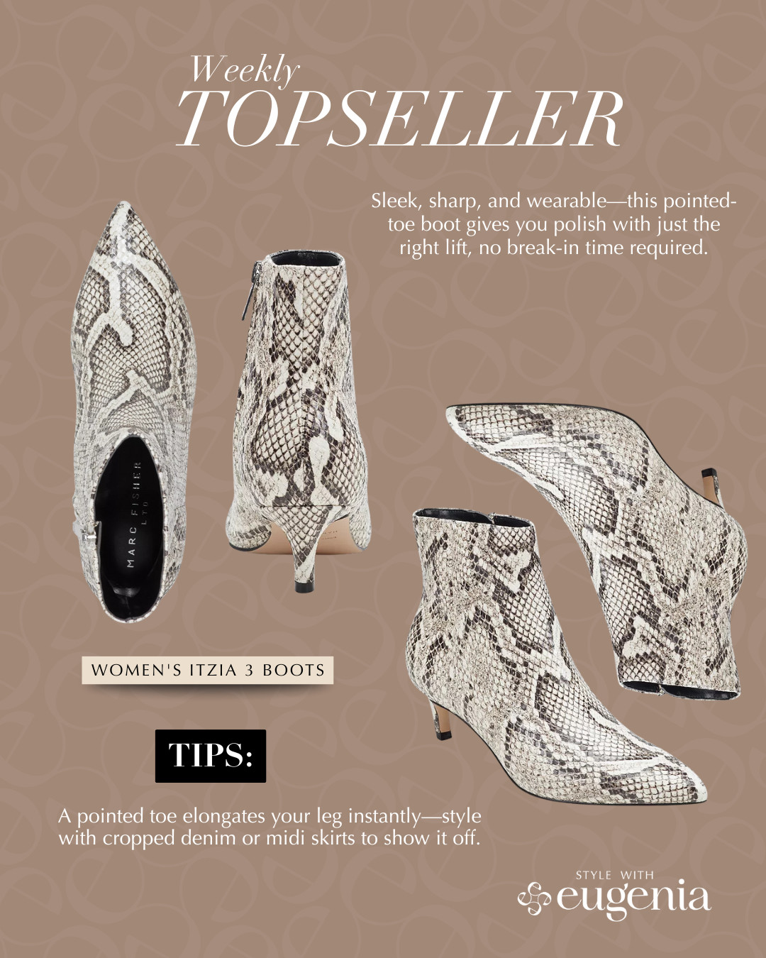 Power boots. Neutral print. Year-round impact. These boots add just the right edge—without overpowering your look. I’ve styled them with denim, dresses, and even airport outfits. Instant elevation. 

 #LTKGiftGuide #LTKHoliday #LTKootd