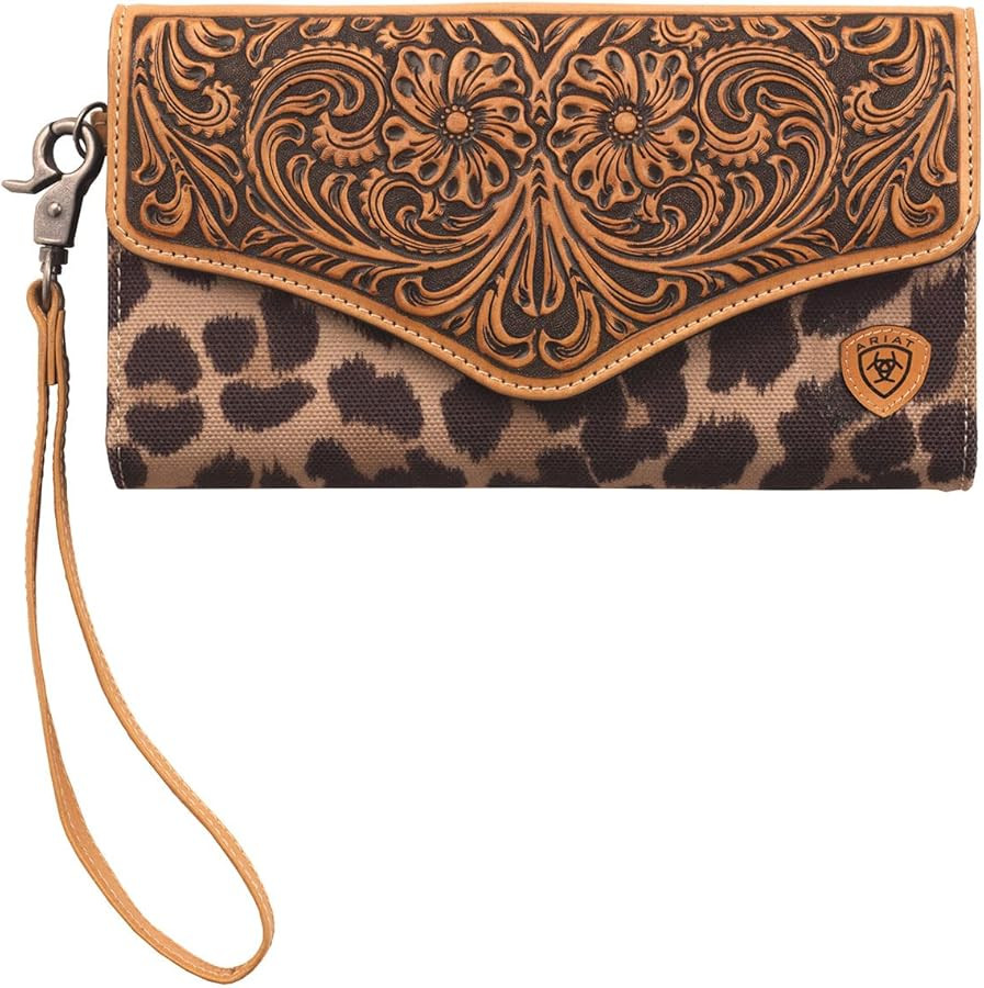 ARIAT Women's Tooled Leather Clutch | Amazon (US)