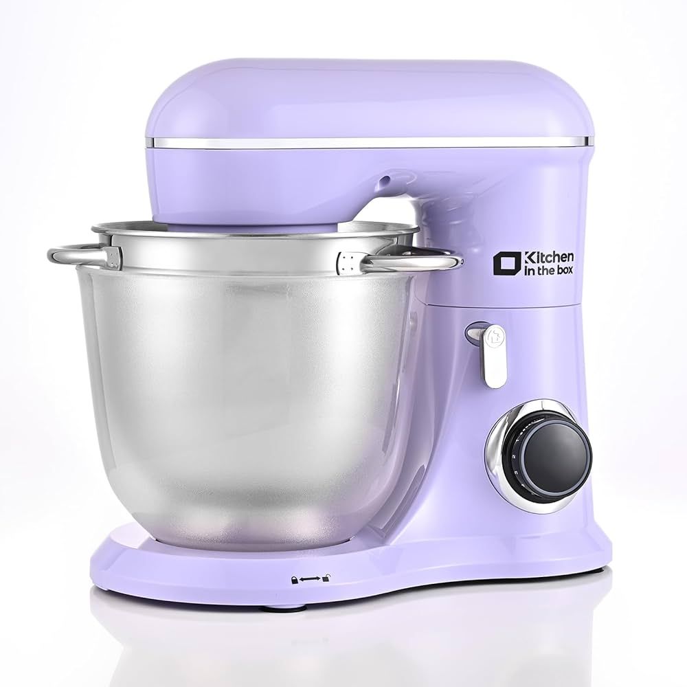 Kitchen in the box Stand Mixer, 4.5QT+5QT Two bowls Electric Food Mixer, 10 Speeds 3-IN-1 Kitchen... | Amazon (US)