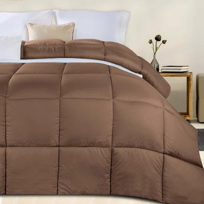 Basketweave Midweight Down Alternative Single Comforter | Wayfair North America
