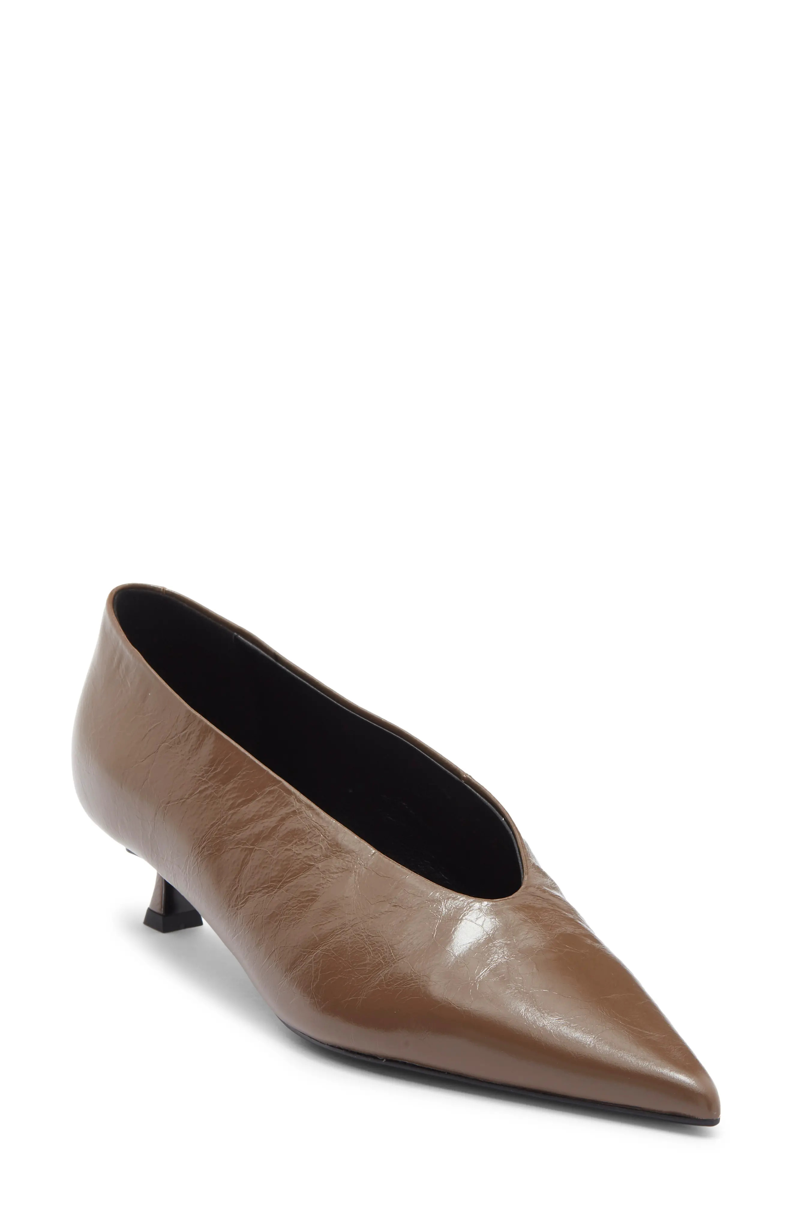 Cherry Pointed Toe Kitten Heel Pump (Women) | Nordstrom | Nordstrom