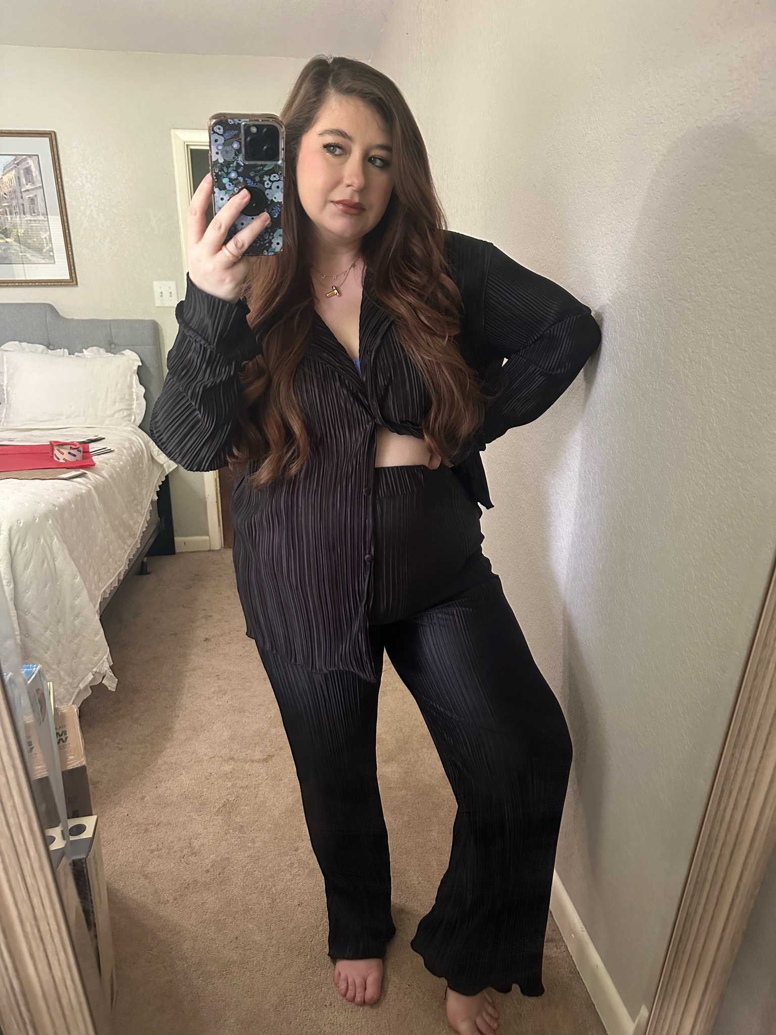 Postpartum outfit of the day
Plisse set from Amazon 
Size large


#LTKFindsUnder50 #LTKStyleTip #LTKMidsize