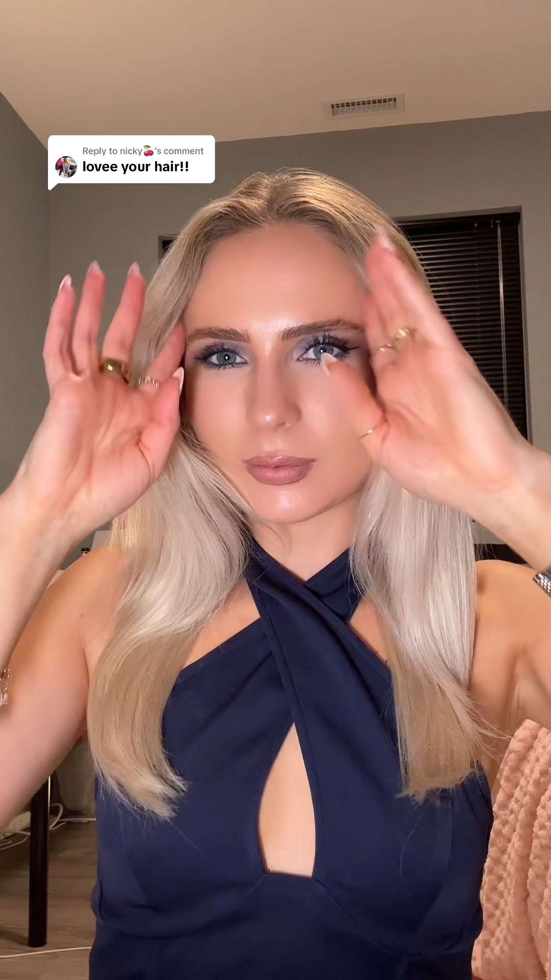 10 minute blowout hair tutorial using the Dyson Airwrap 👸🏼🎀✨ #LTKBeauty #dysonairwrap #dyson #hair #hairstyle #hairtutorial 
