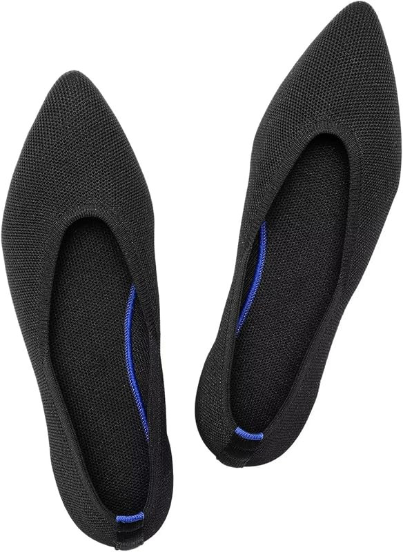 Frank Mully Womens Pointed Toe Flats Knit Dress Shoes Comfort Women Shoes Slip On Shoes for Woman... | Amazon (US)