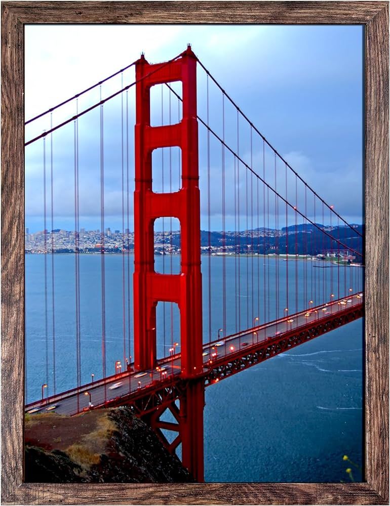 18x24 Poster Frame, Picture Frames for Wall, Single, Brown | Amazon (US)