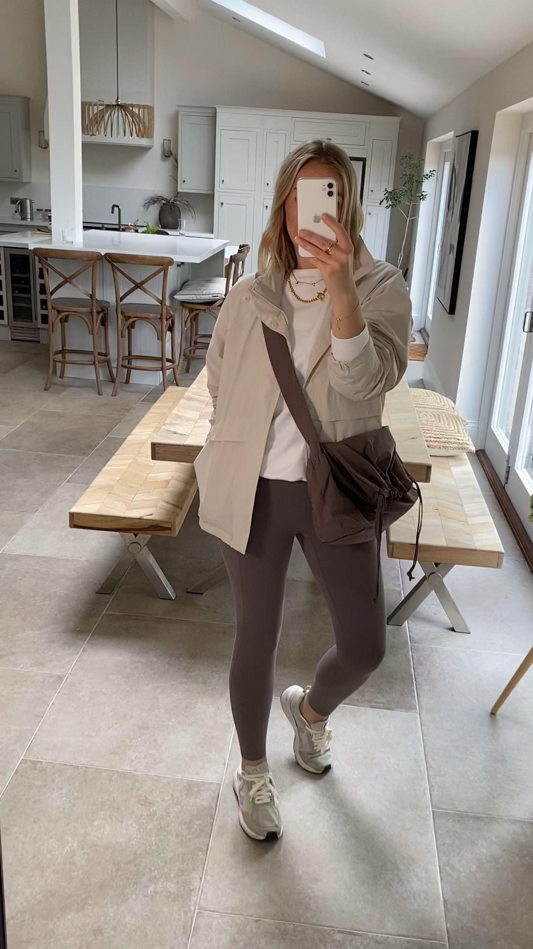 Elevated activewear , yes please! 
Styling this lovely Uniqlo active co ord with practical yet chic layers. 
Jacket is borrowed from the boys but works really well and is a lovely stone shade. Sizes all listed in my product reviews. 

#LTKfitness #LTKmidsize #LTKuk