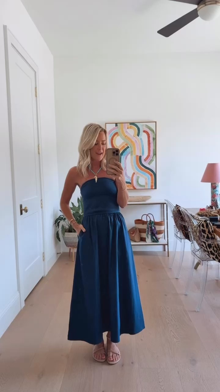 Love this classic navy strapless. So good for any occasion!
Dress: small

#LTKOver40 #LTKSeasonal #LTKootd