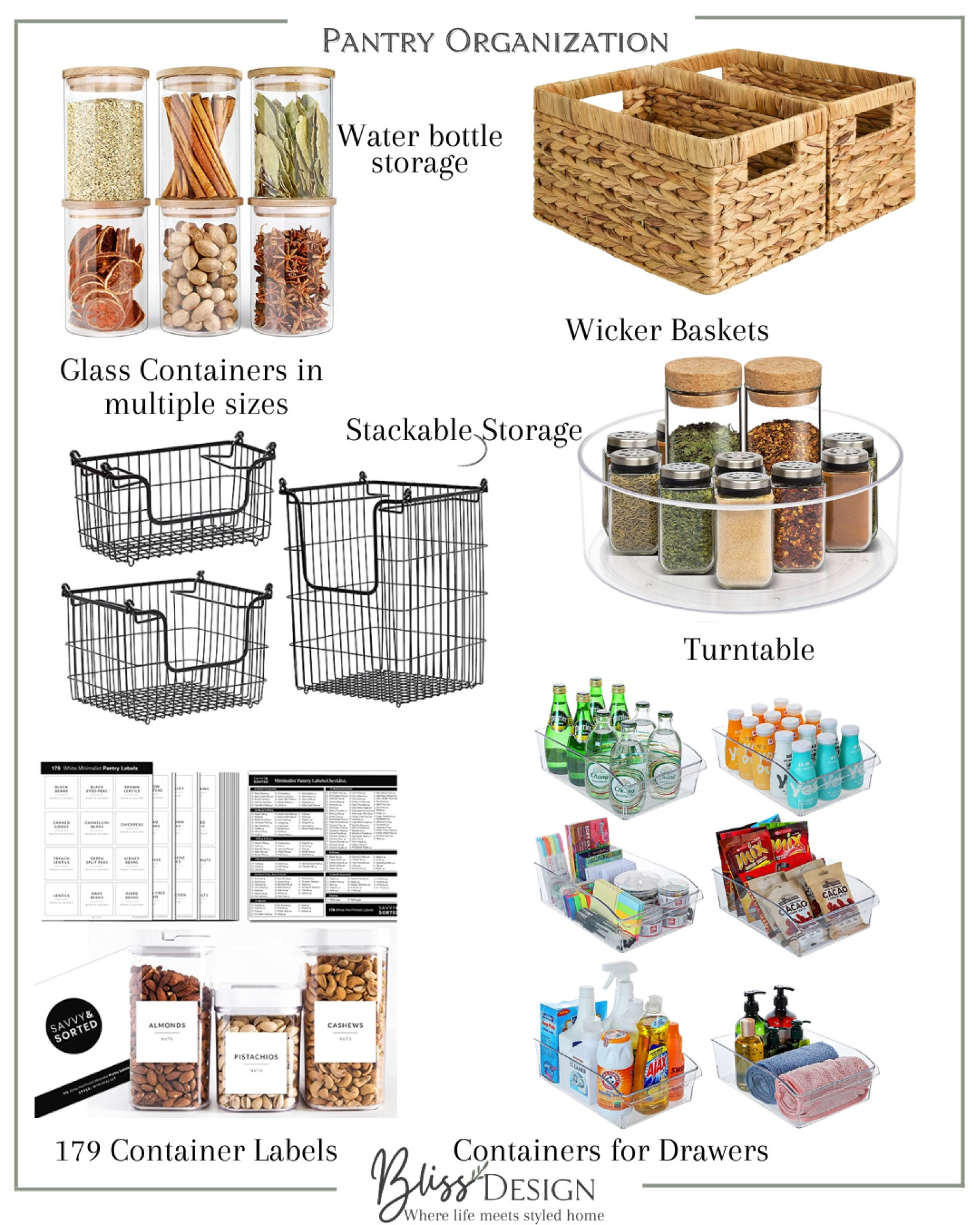 Pantry organizing 

Container, turntable, drawer organizer, baskets 

#LTKFind #LTKhome #LTKstyletip