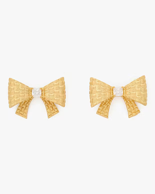 Wrapped In A Bow Studs | Kate Spade Outlet