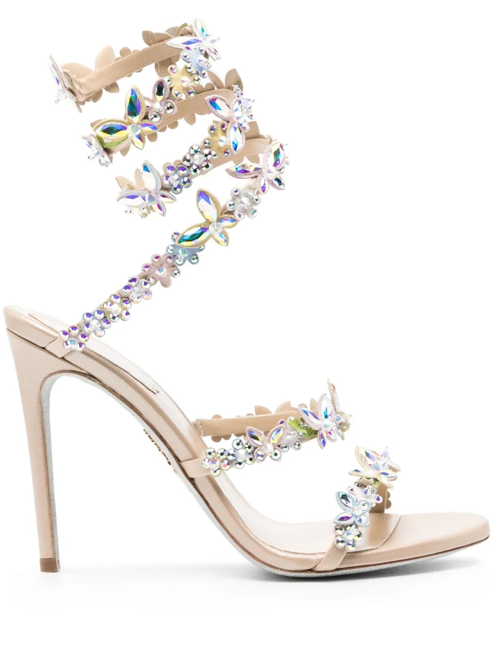 Eden 105mm crystal sandals | Farfetch Global