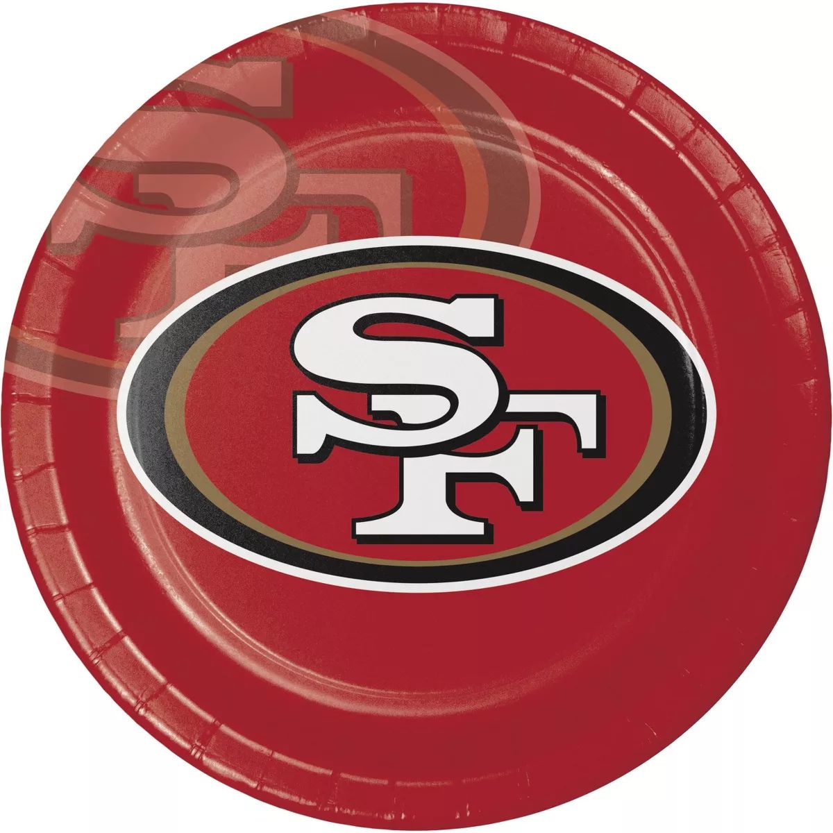24ct San Francisco 49ers Football Paper Plates | Target