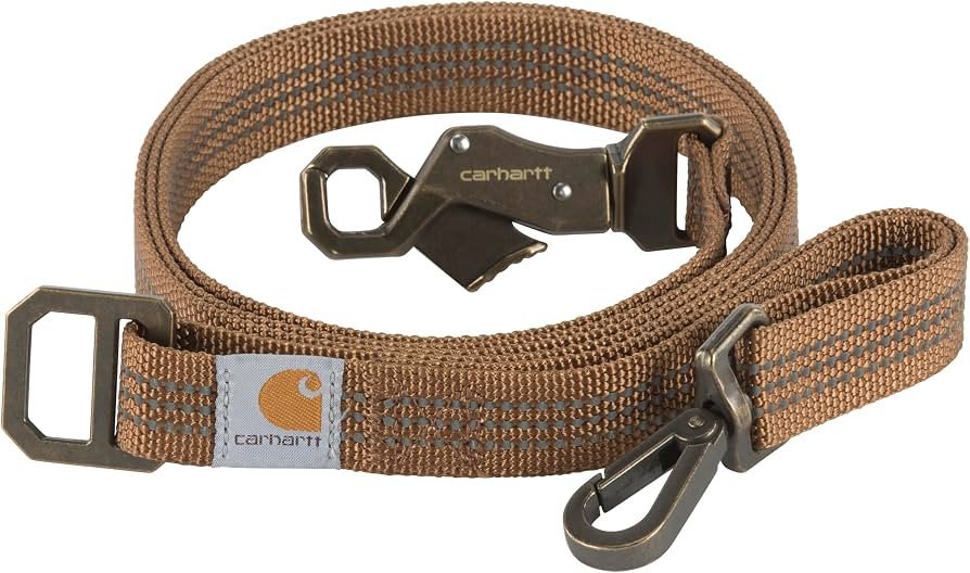 Carhartt Dog Leash Brown/Brushed Brass, Large | Amazon (US)