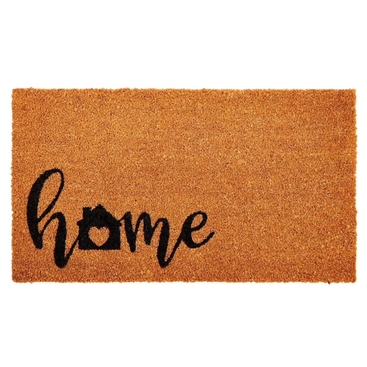 Juvale Heart Home Natural Coco Coir Front Door Welcome Mat for Front Porch, Home Decor, 17 x 30 I... | Target