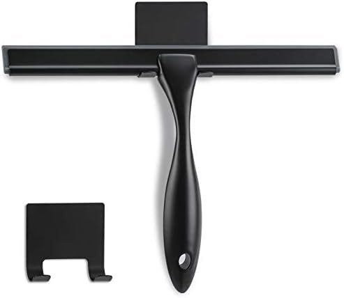 Shower Squeegee, 10-Inch Matte Black Squeegee, All-Purpose Stainless Steel Squeegee for Bathroom,... | Amazon (US)