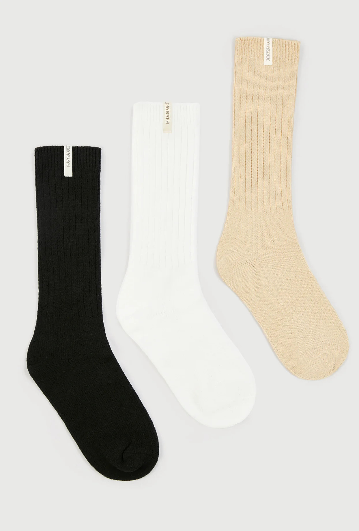 Slouchy Rib Sock Bundle in Neutral | Oh Polly