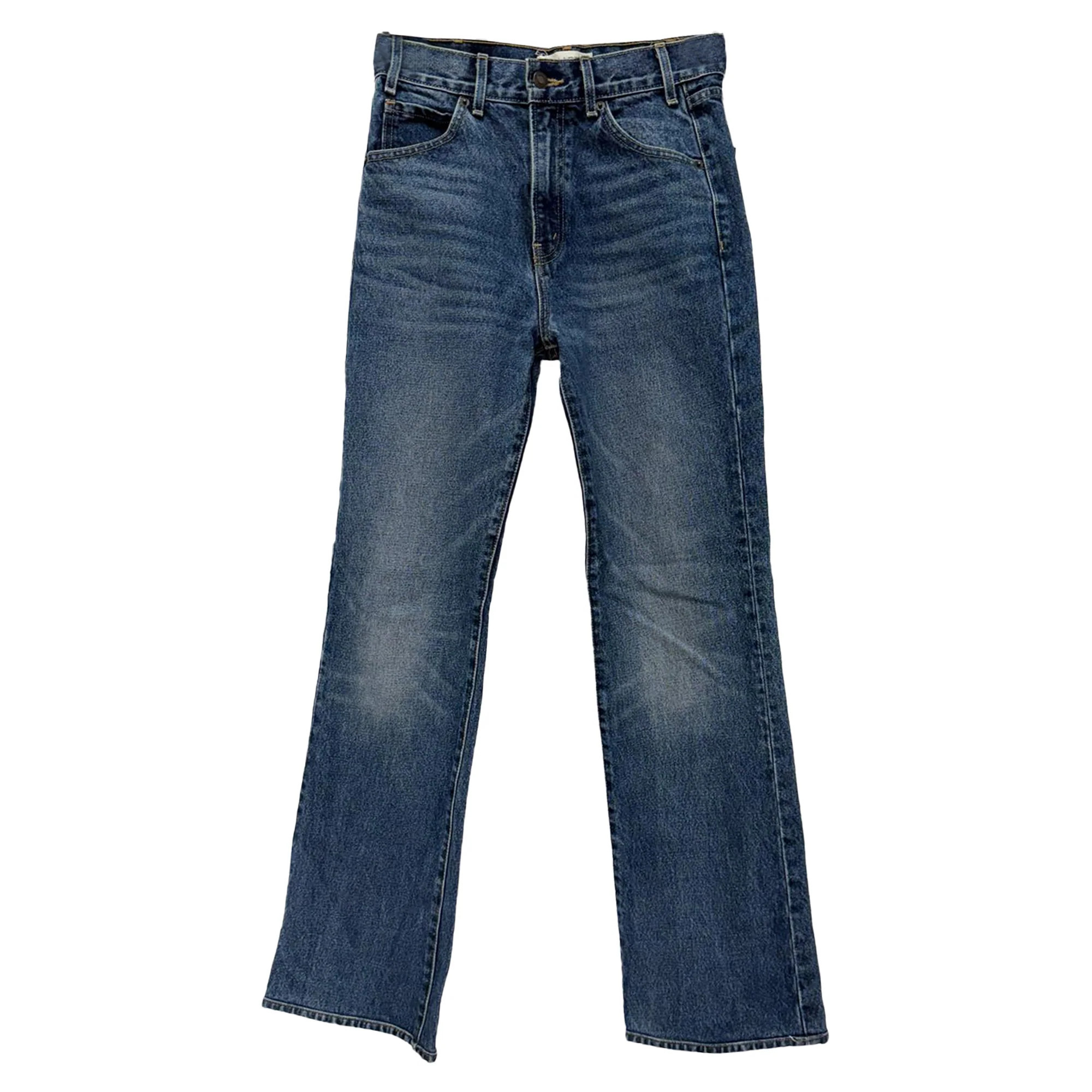 Nili Lotan Joan Straight-Leg Jeans in Blue Cotton | Shop Simon