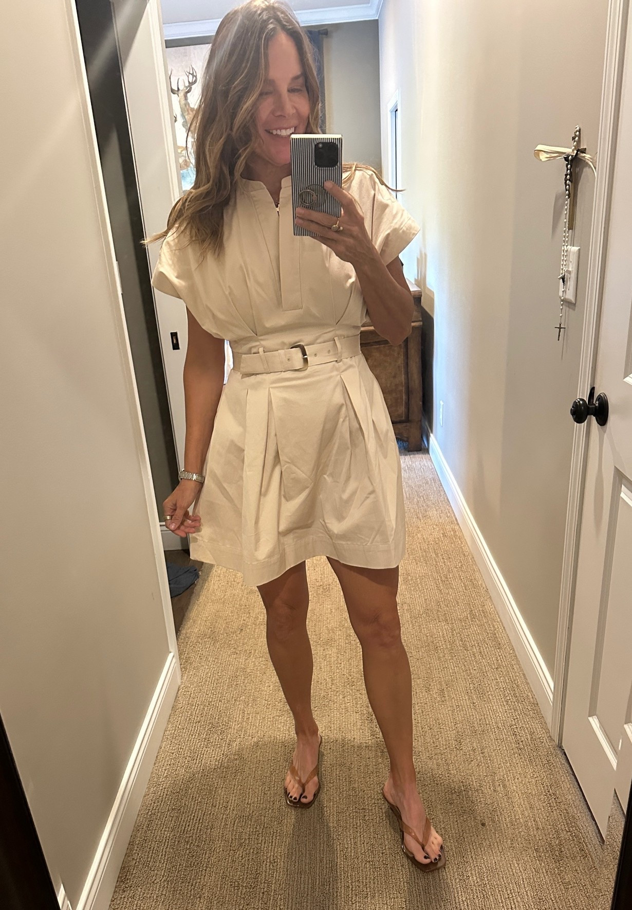 Church OOTD.
This dress is beautiful and on major sale! Fit is TTS 
Shoes are moderately priced and go with everything.

#LTKOver40 #LTKSaleAlert #LTKdayinmylife