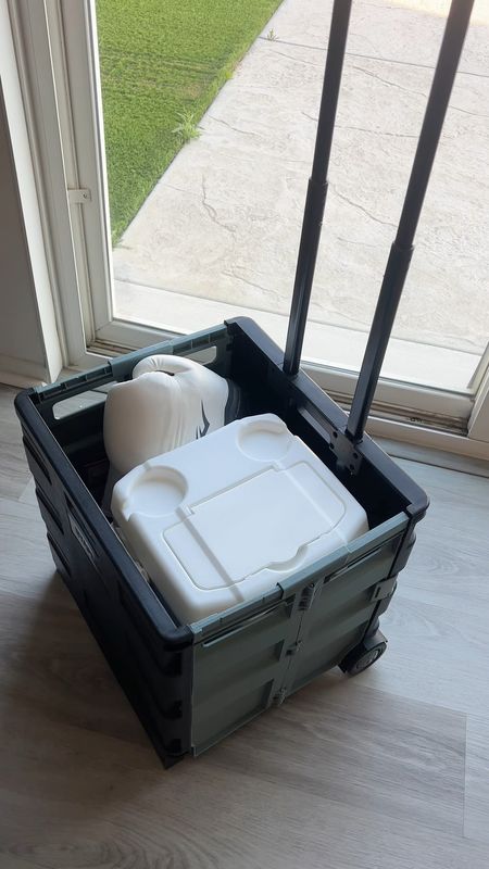 This collapsible rolling crate is the best thing I’ve ever bought! Perfect for carrying in groceries or tons of bags or packages!! And it folds up sooo slim! Everyone should have one of these! #housewarminggift #musthave 

#LTKGiftGuide #LTKfamily #LTKhome