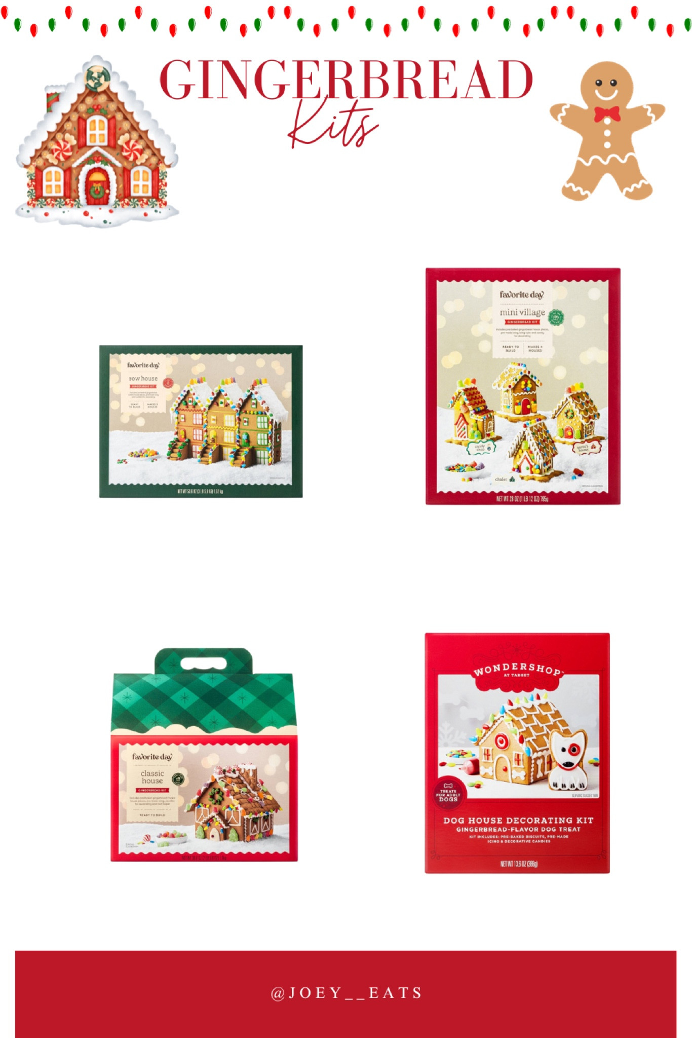 Create sweet holiday memories with gingerbread houses from the LTK shop. Our charming kits make festive decorating a breeze. Elevate your seasonal celebrations with these delightful treats, perfect for family fun or as a whimsical centerpiece. Explore our collection and add a dash of magic to your festivities.

#LTKfamily #LTKSeasonal #LTKHoliday