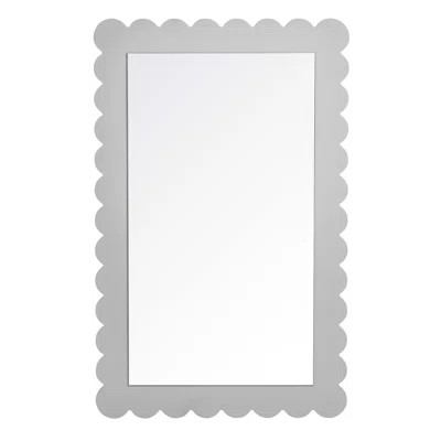 Emmeline Scalloped Rectangle Wall Mirror | Wayfair North America