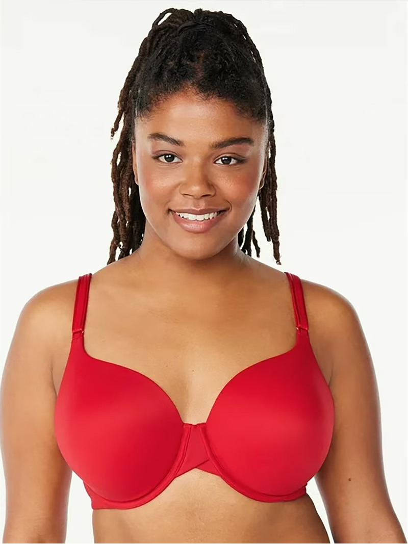 Joyspun Women's Smoothing T-Shirt Bra, Sizes 34B to 42DD | Walmart (US)