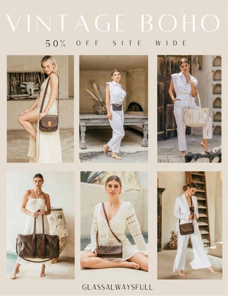 50% off vintage boho bags! Cyberweek, Black Friday, Louis Vuitton, gift guide, gift guide for her, women’s gift guide, girlfriend gift guide. Callie Glass 

#LTKGiftGuide #LTKCyberweek #LTKHoliday