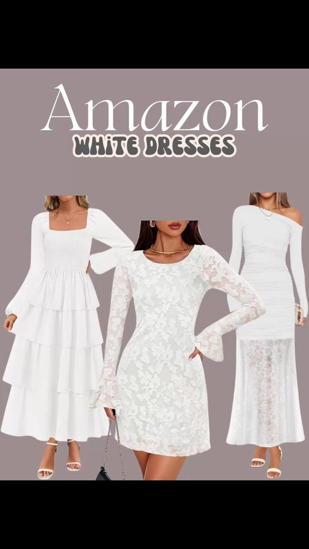 White dresses from Amazon
White dress, Amazon bride, Amazon dress, bridal shower dress, bachelorette party dress, rehearsal dinner dress, bride, wedding, cocktail hour dress, reception dress, after party dress, for the bride

#LTKFindsUnder50 #LTKWedding #LTKFindsUnder100