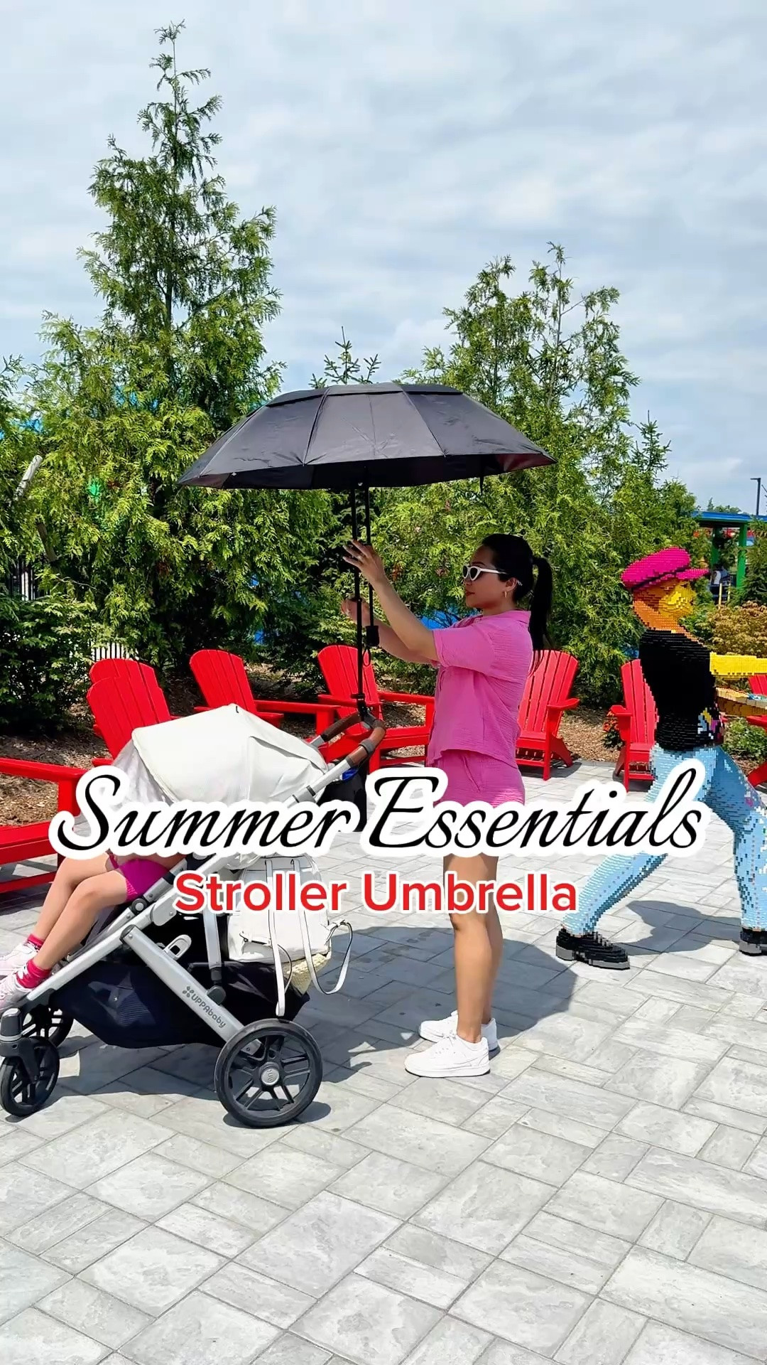 The universal clamp makes it more than just a stroller accessory. Use it on bleachers, beach chairs, patio chairs, wheelchairs, wagons, lawn mowers, and more for extra shade on hot days.

#LTKmomlife #LTKKids #LTKActive