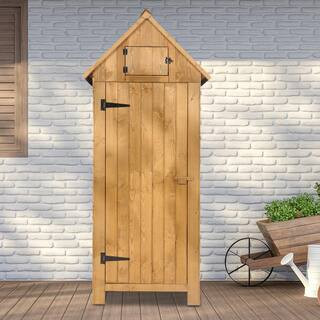 70 in. Wood Storage Shed | The Home Depot