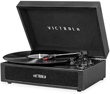 Amazon.com: Victrola Parker Bluetooth Suitcase Record Player with 3-speed Turntable, Black : Ever... | Amazon (US)