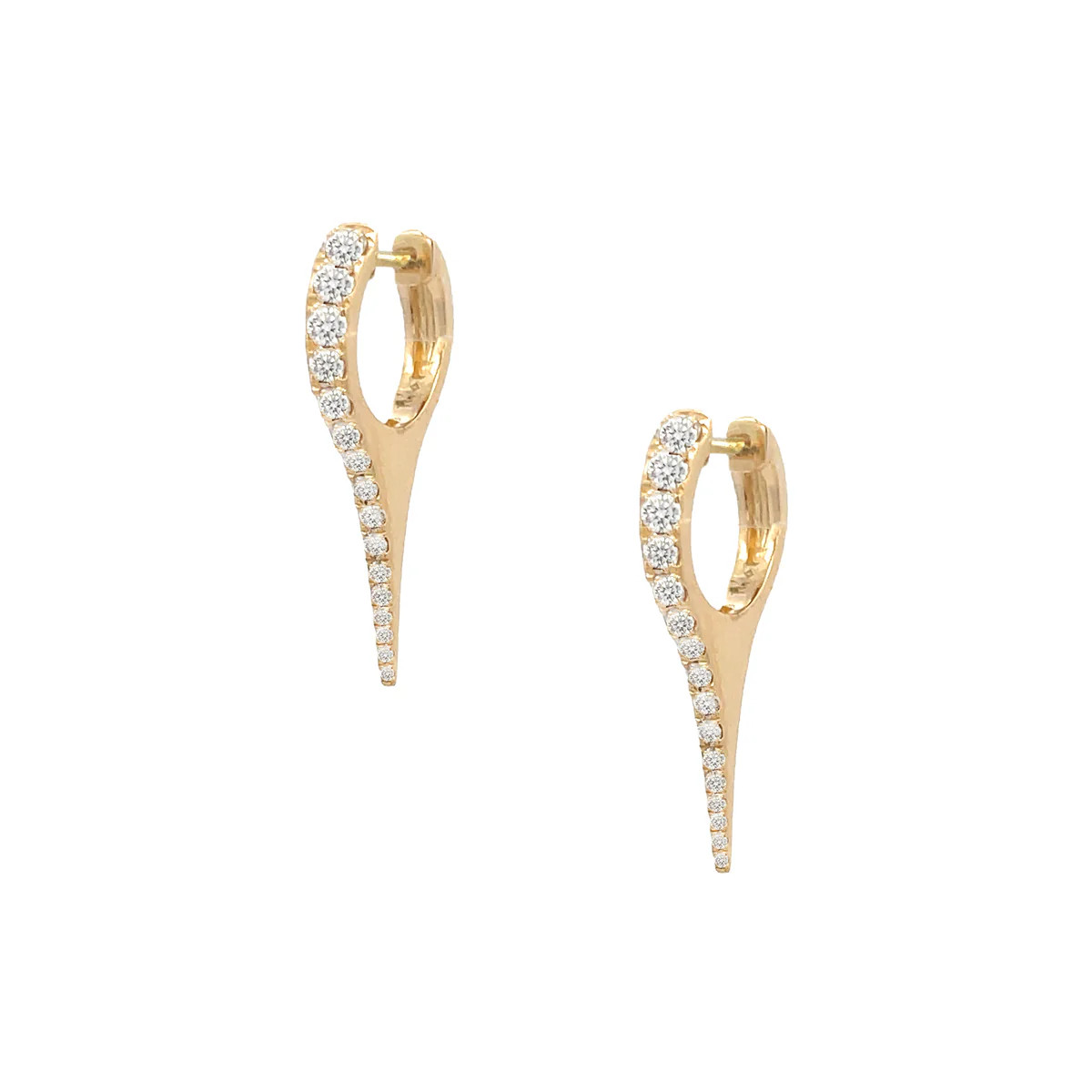 Diamond Spike Earrings | Jennifer Miller Jewelry