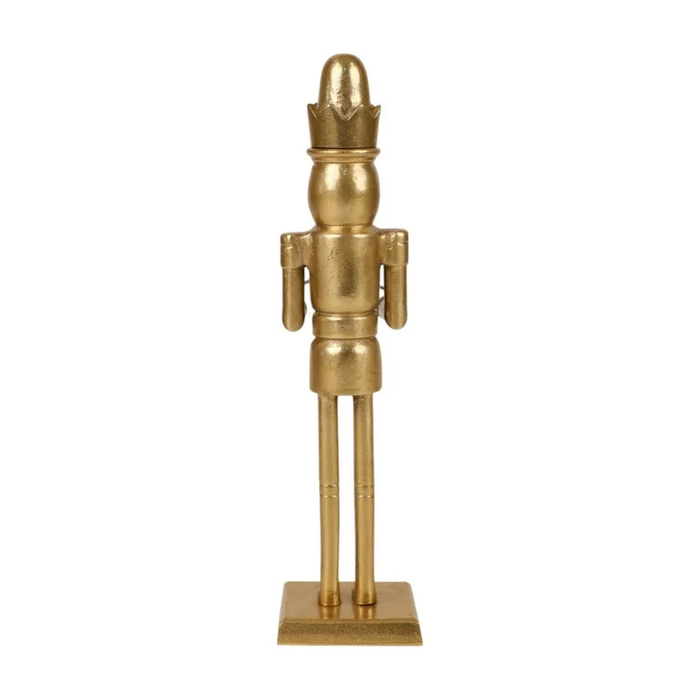 Decorative Christmas Drummer Nutcracker, Gold, 14.3", by Holiday Time | Walmart (US)
