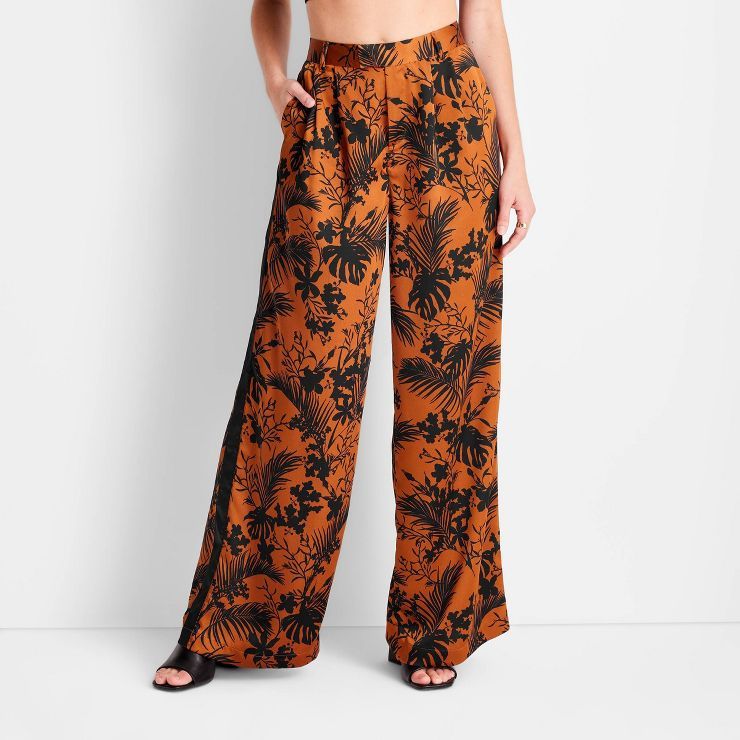 Women's Wide Leg Trousers - Future Collective™ with Kahlana Barfield Brown | Target