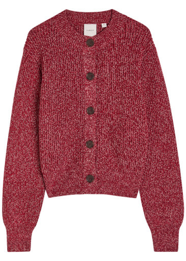 Patricia ribbed knit cardigan | Harvey Nichols