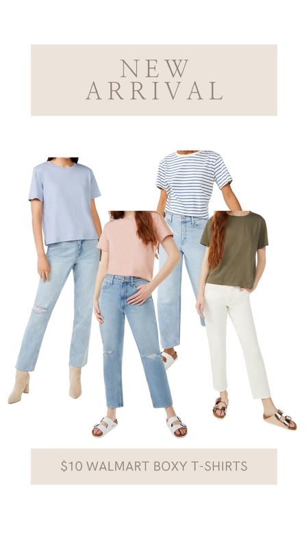 Perfect spring and summer tees at Walmart! Tons of color options available

fashion comfy T-shirt warm solid stripe blue jeans

#LTKunder50 #LTKstyletip