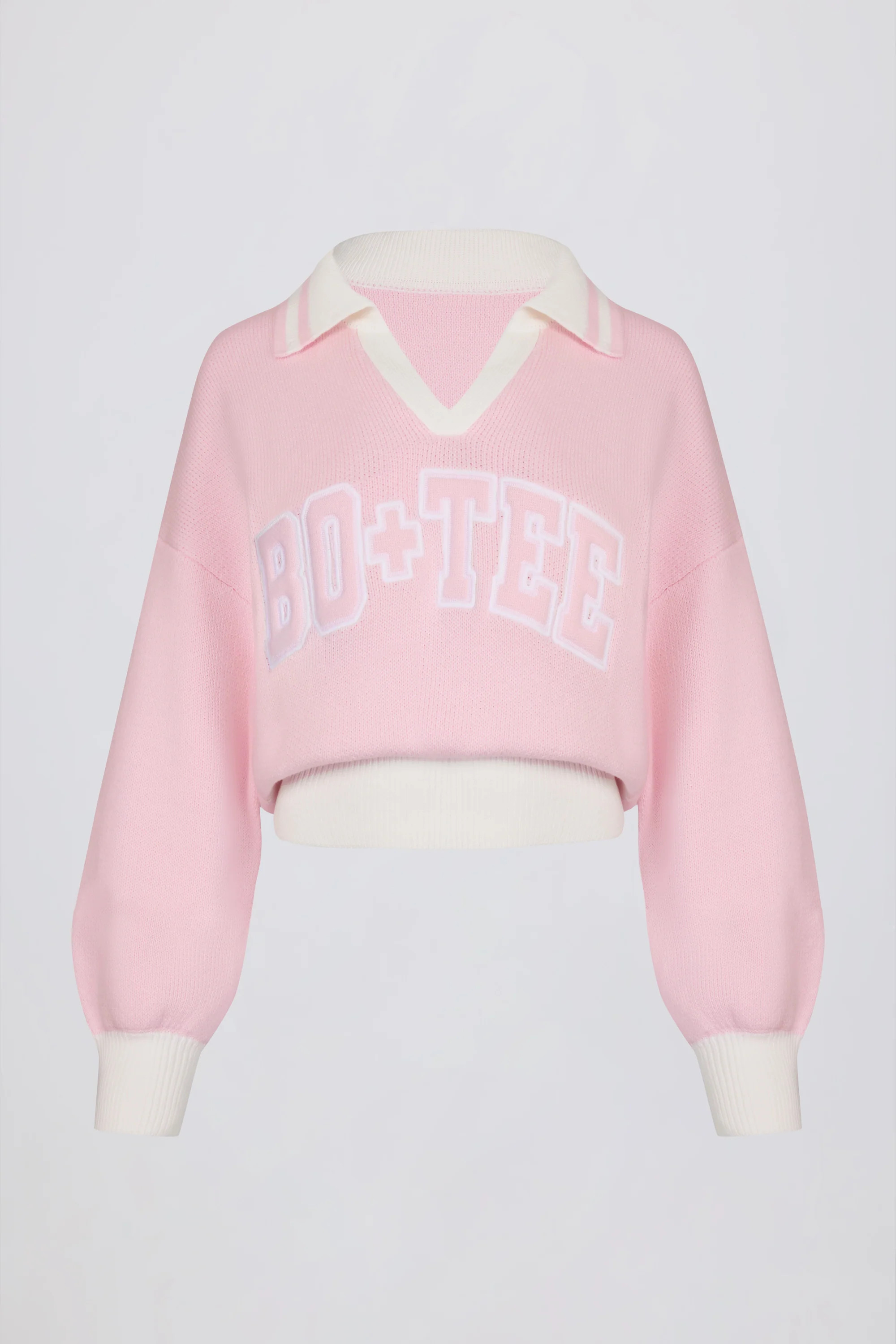 Oversized Knit Jumper in Powder Pink | Oh Polly