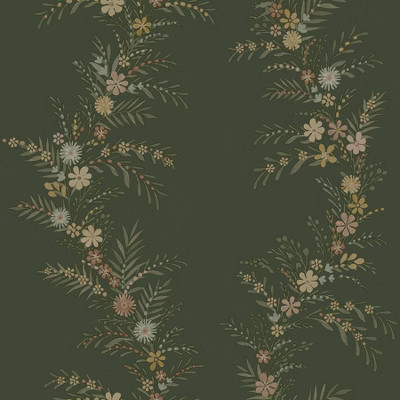 Brewster Peel and Stick 1pc Wallpaper Posy Spruce | Target