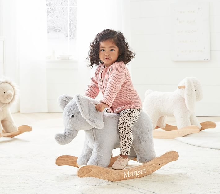 Elephant Critter Nursery Rocker | Pottery Barn Kids