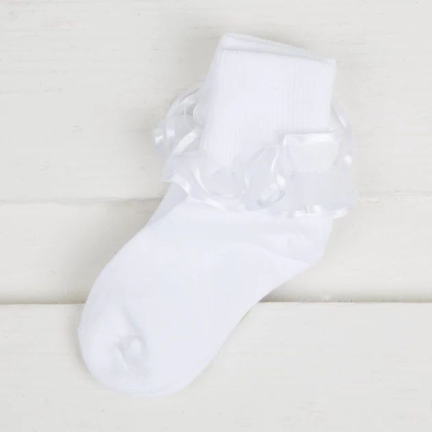 Frilly Lace White Socks | Classic Whimsy