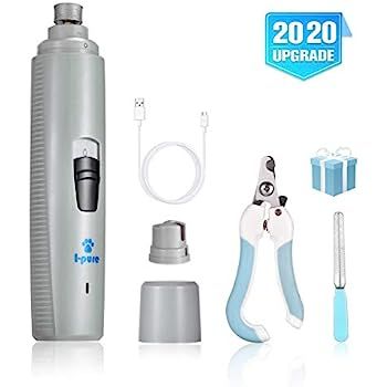 I-pure items Dog Nail Grinder, Electric Dog Nail Trimmer Clipper, 2 Speed Pet Nail Grinder for Do... | Amazon (US)