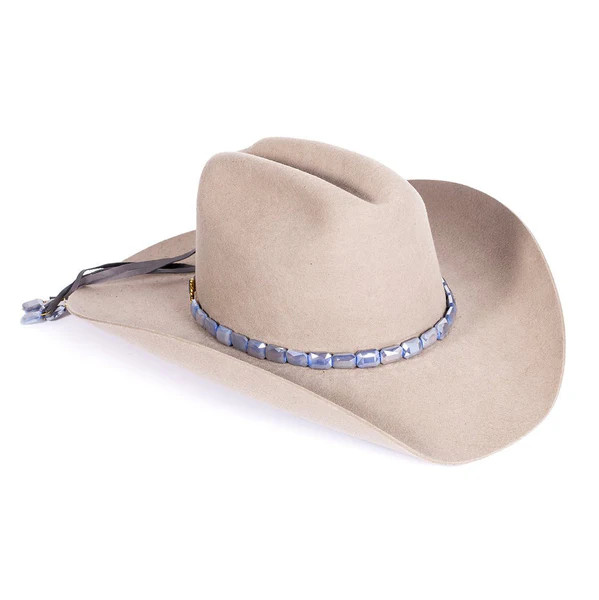 Faceted Midnight Blue Hat Bands | Christina Greene 