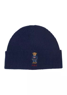 Polo Ralph Lauren Men's Solid Flag Bear Beanie | Belk