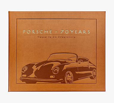 Porsche 70 Years Leather-Bound Book | Pottery Barn (US)