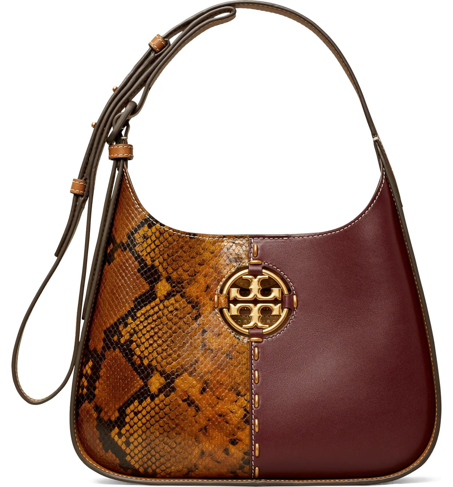 Tory Burch Small Snakeskin Print Leather Shoulder Bag | Nordstrom | Nordstrom