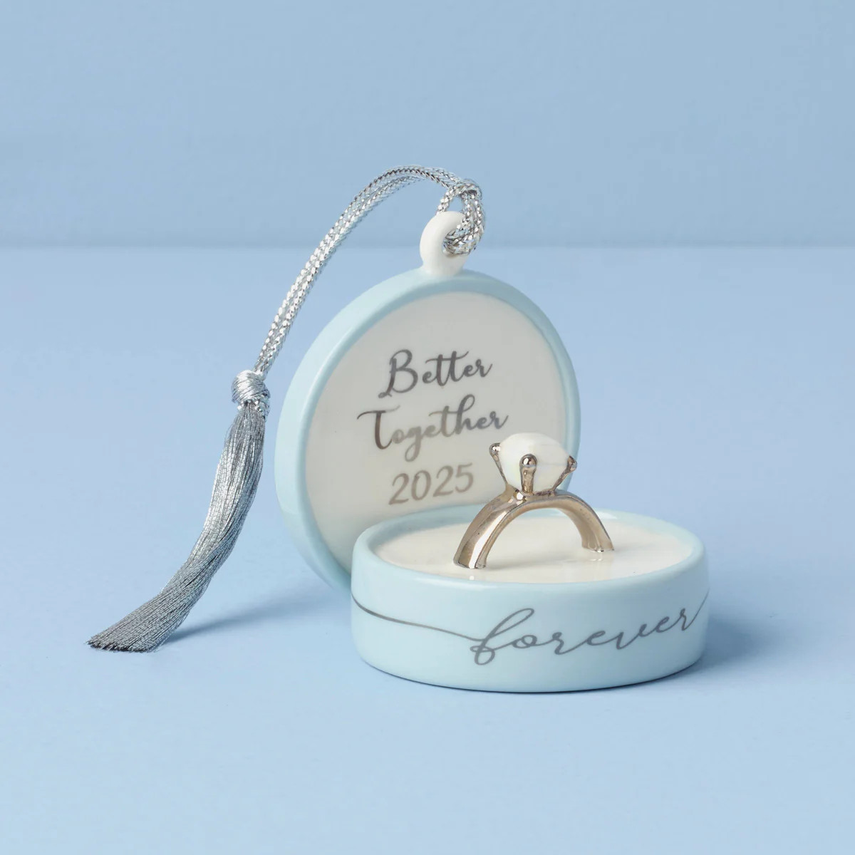 2025 "Together Forever" Ring Box Ornament | Lenox