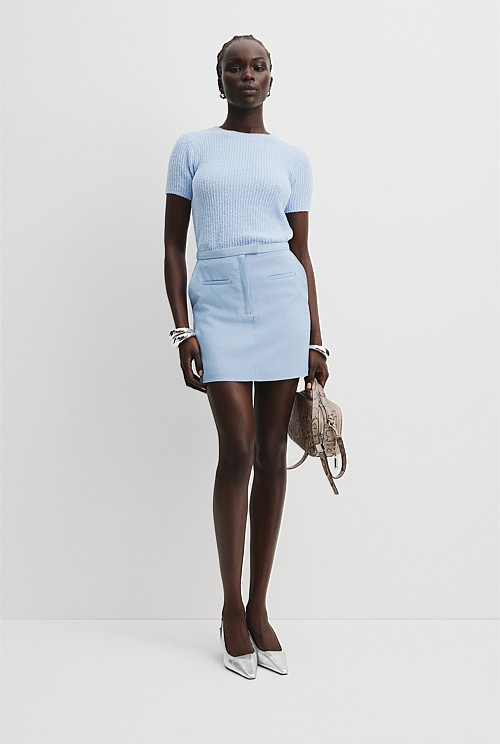 Pocket Detail Mini Skirt | Country Road