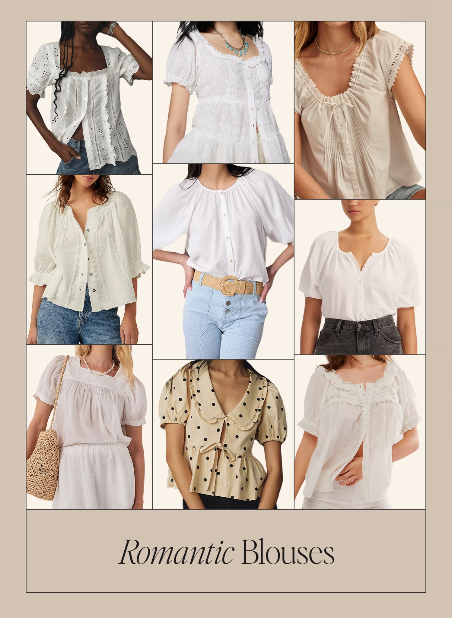 some beautiful romantic blouses 🌹

#LTKStyleTip #LTKSummerSales #LTKSeasonal