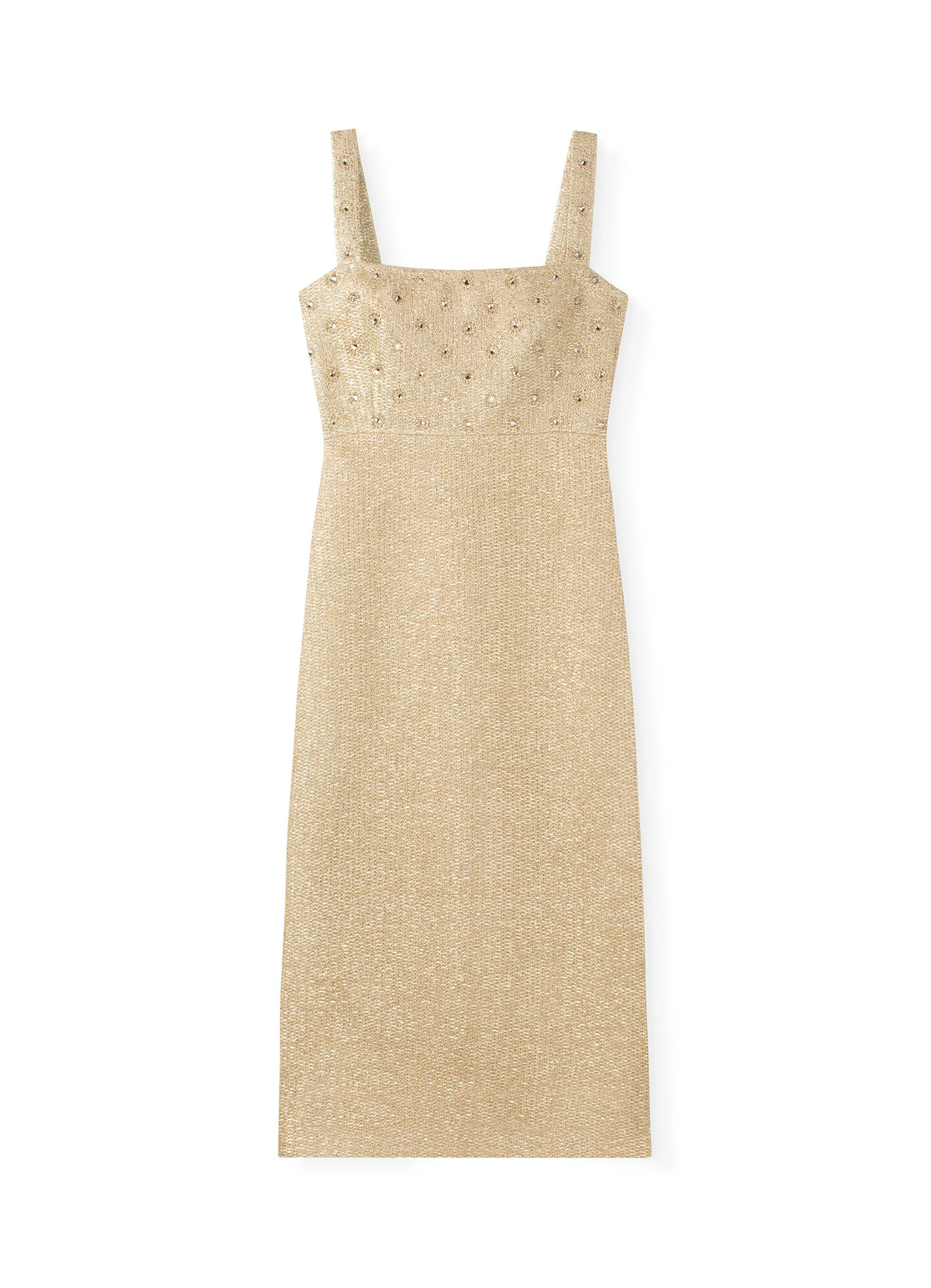 Metallic Sparkle Knit Dress | St. John Knits